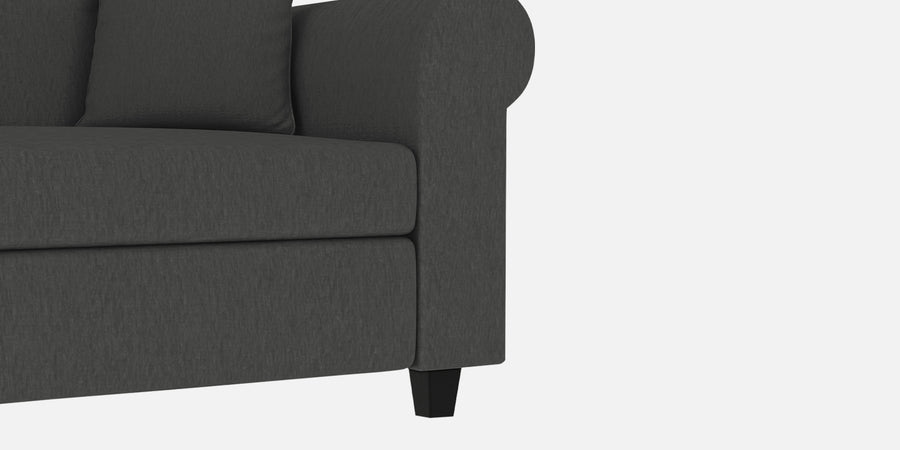 Derado Fabric 3 Seater Sofa In Charcoal Grey Colour - Febonic Living