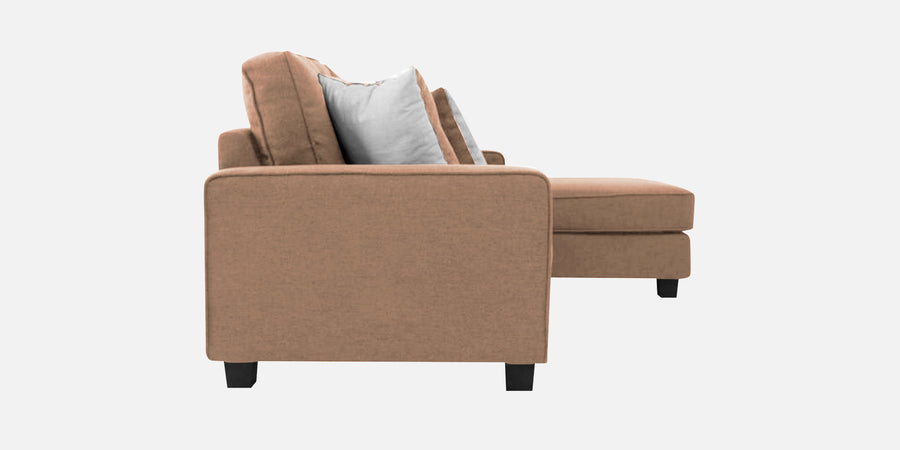 Ladybug Fabric Lhs Sectional Sofa 3 Lounger In Cosmic Beige Colour - Febonic Living