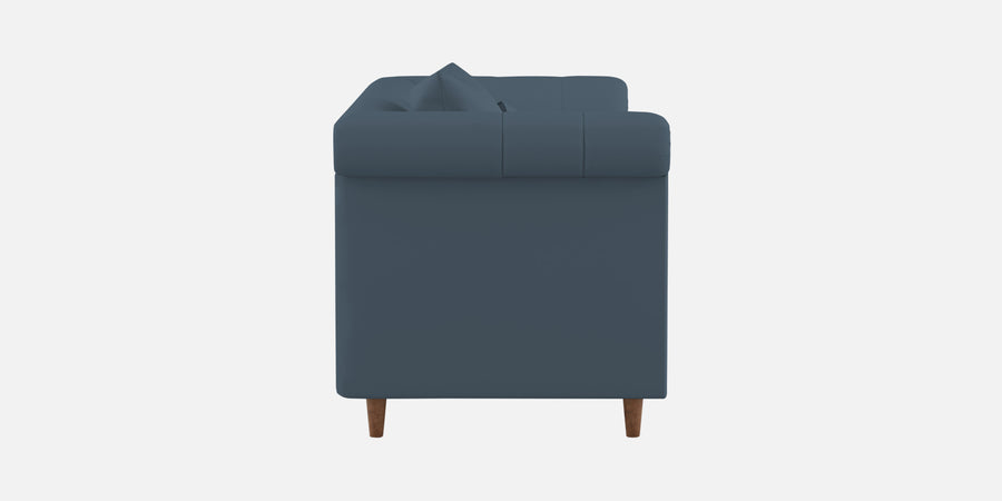 Rubi Velvet 3 Seater Sofa In Oxford Blue Colour - Febonic Living