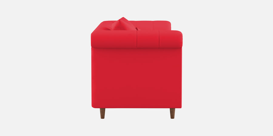 Rubi Velvet 3 Seater Sofa In Ox Blood Maroon Colour - Febonic Living