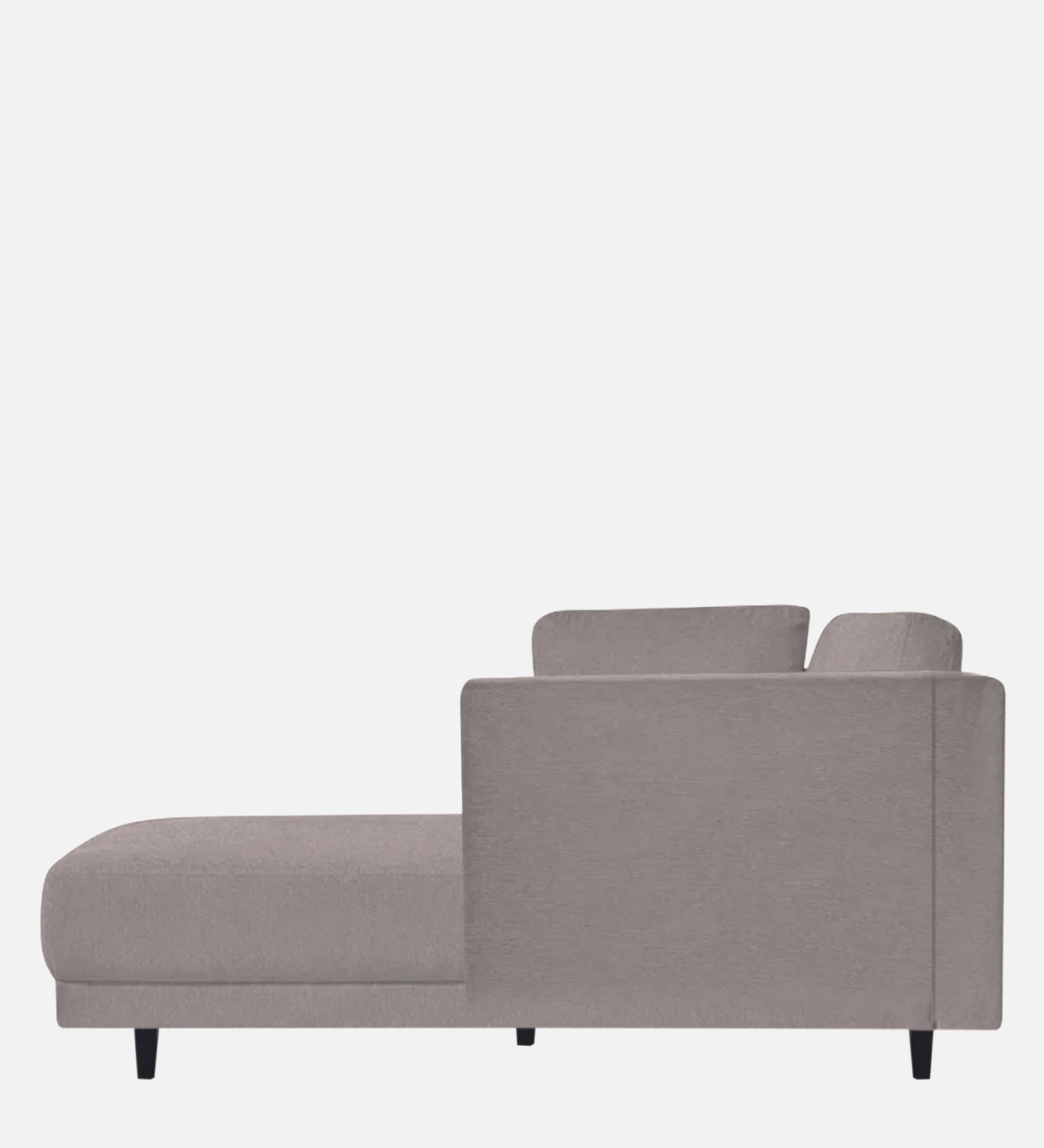 Jonze Velvet RHS Chaise Lounger in Pearl Grey Colour