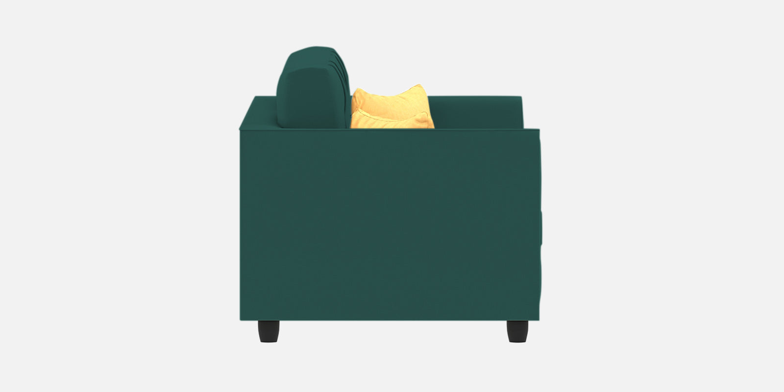 Nestin Velvet 3 Seater Sofa in Pine Green Colour