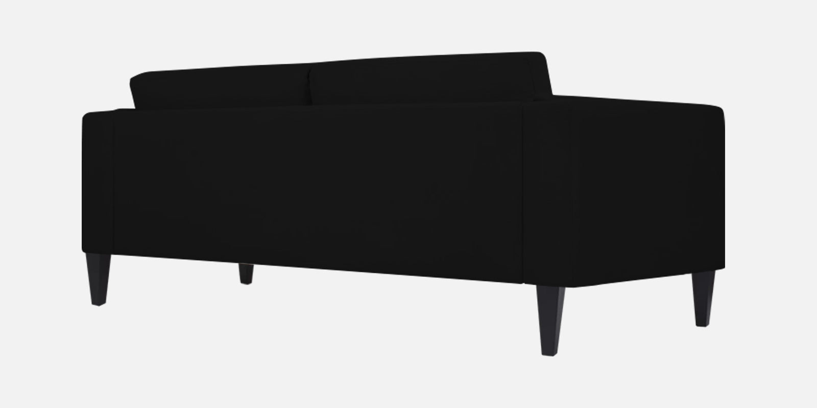 Jasper Velvet 3 Seater Sofa in Adam Black Colour