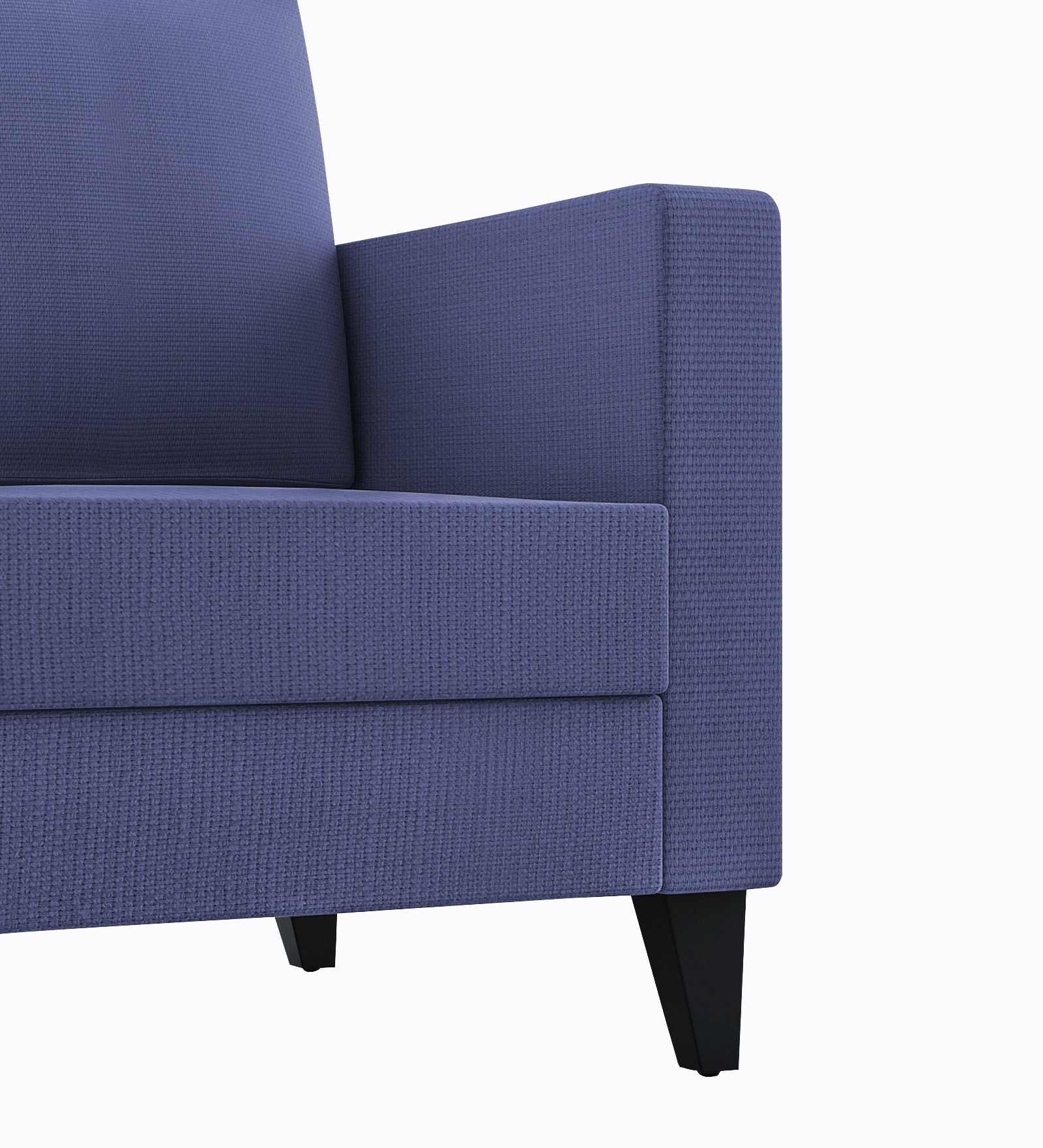 Nori Fabric 1 Seater Sofa In Denim Blue Colour