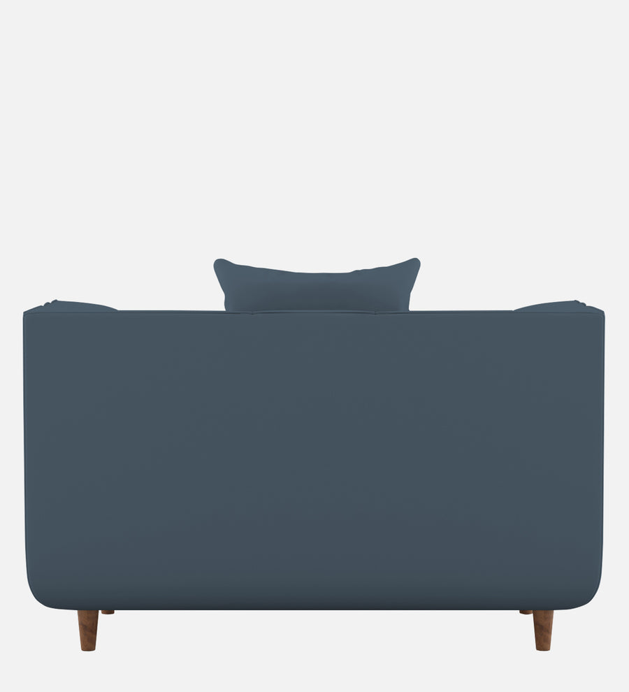 Sumo Velvet 1 Seater Sofa In Oxford Blue Colour - Febonic Living