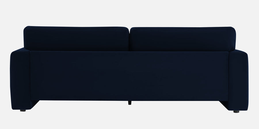 Kosta Velvet 3 Seater Sofa In Dark Blue Colour - Febonic Living