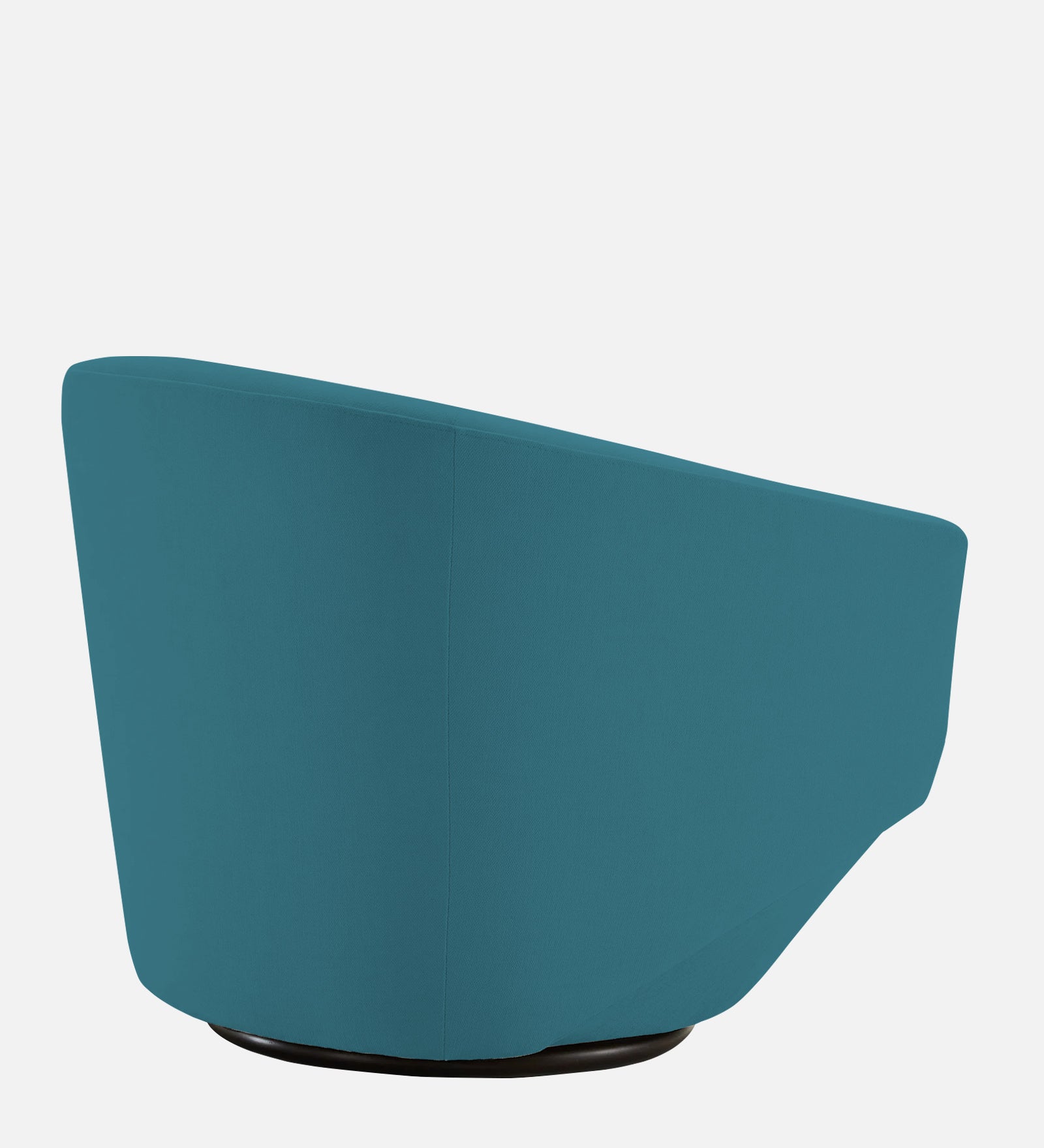 Haddie Velvet Swivel Chair in Aqua Blue Colour