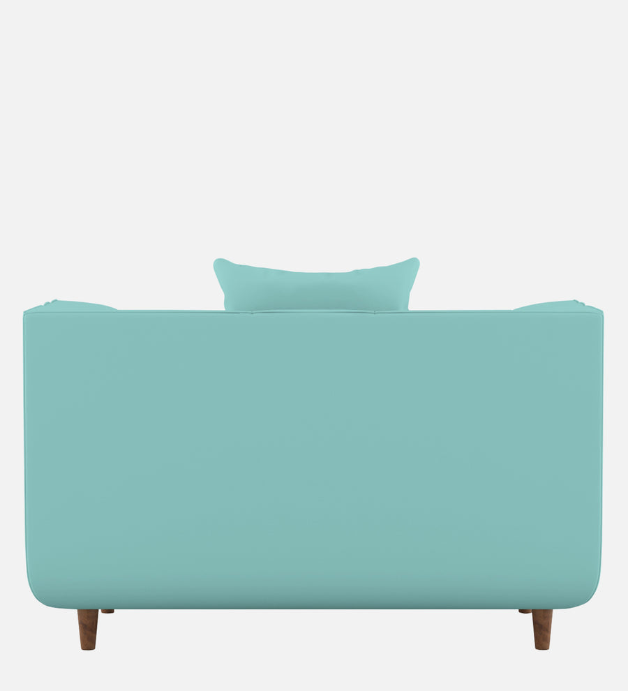 Sumo Velvet 1 Seater Sofa In Barmunda Aqua Colour - Febonic Living