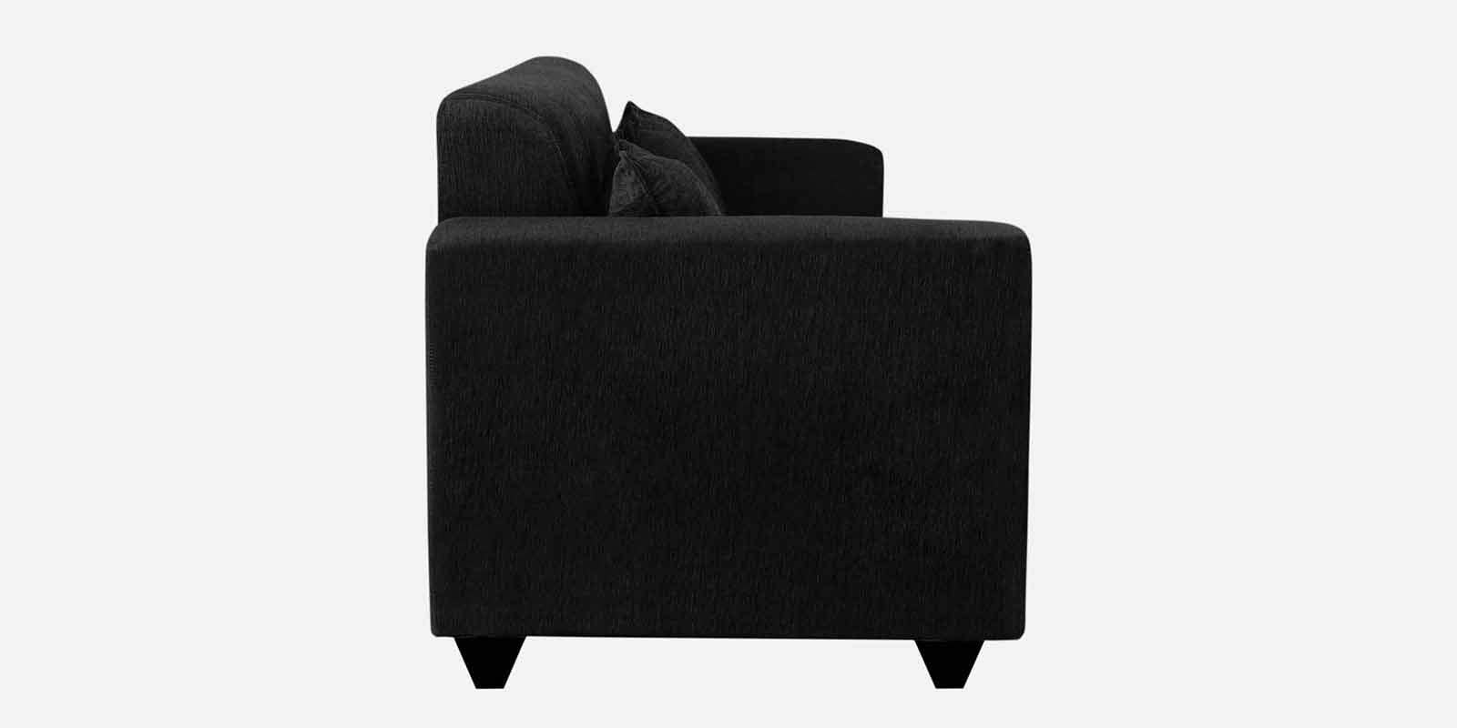 Nebula Fabric 2 Seater Sofa in Zed Black Colour