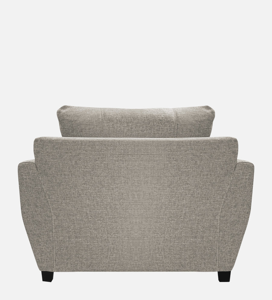 Mario Fabric 1 Seater Sofa In Ash Grey Colour - Febonic Living