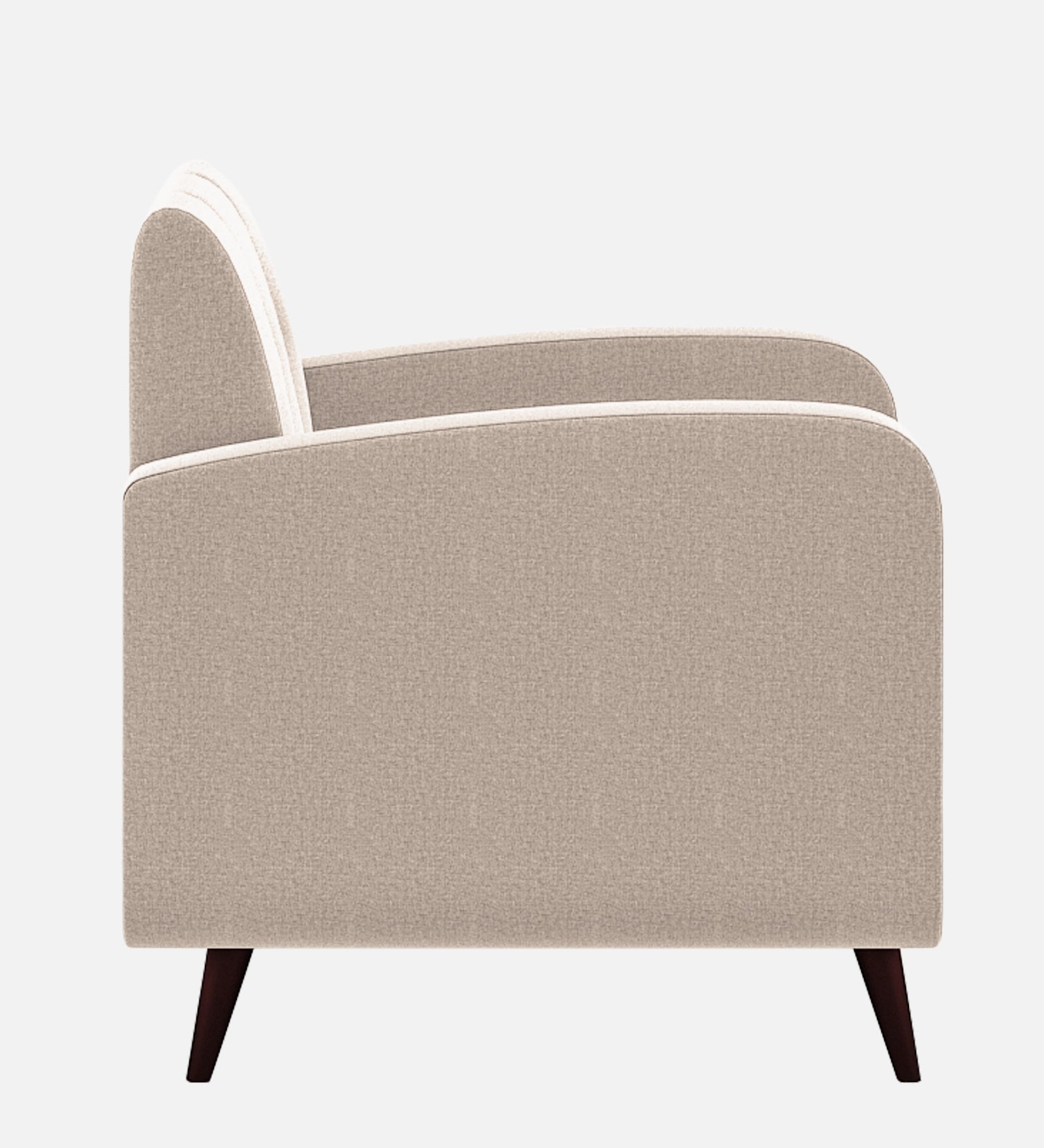 Wiki Velvet 1 Seater Sofa in Camel Beige Colour