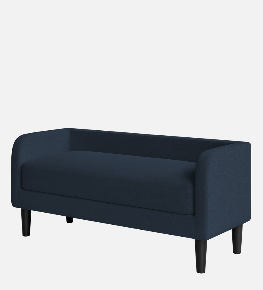 Maya Fabric Bench In Denim Blue Colour - Febonic Living