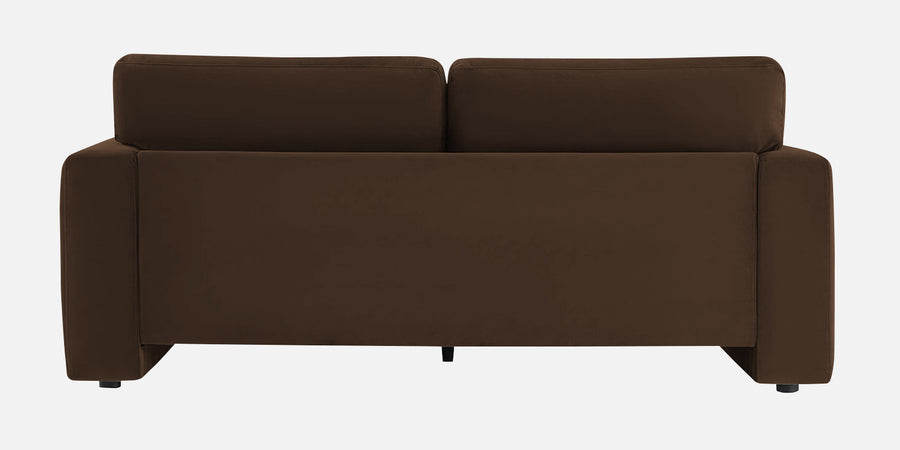 Kosta Velvet 2 Seater Sofa In Cholocate Brown Colour - Febonic Living