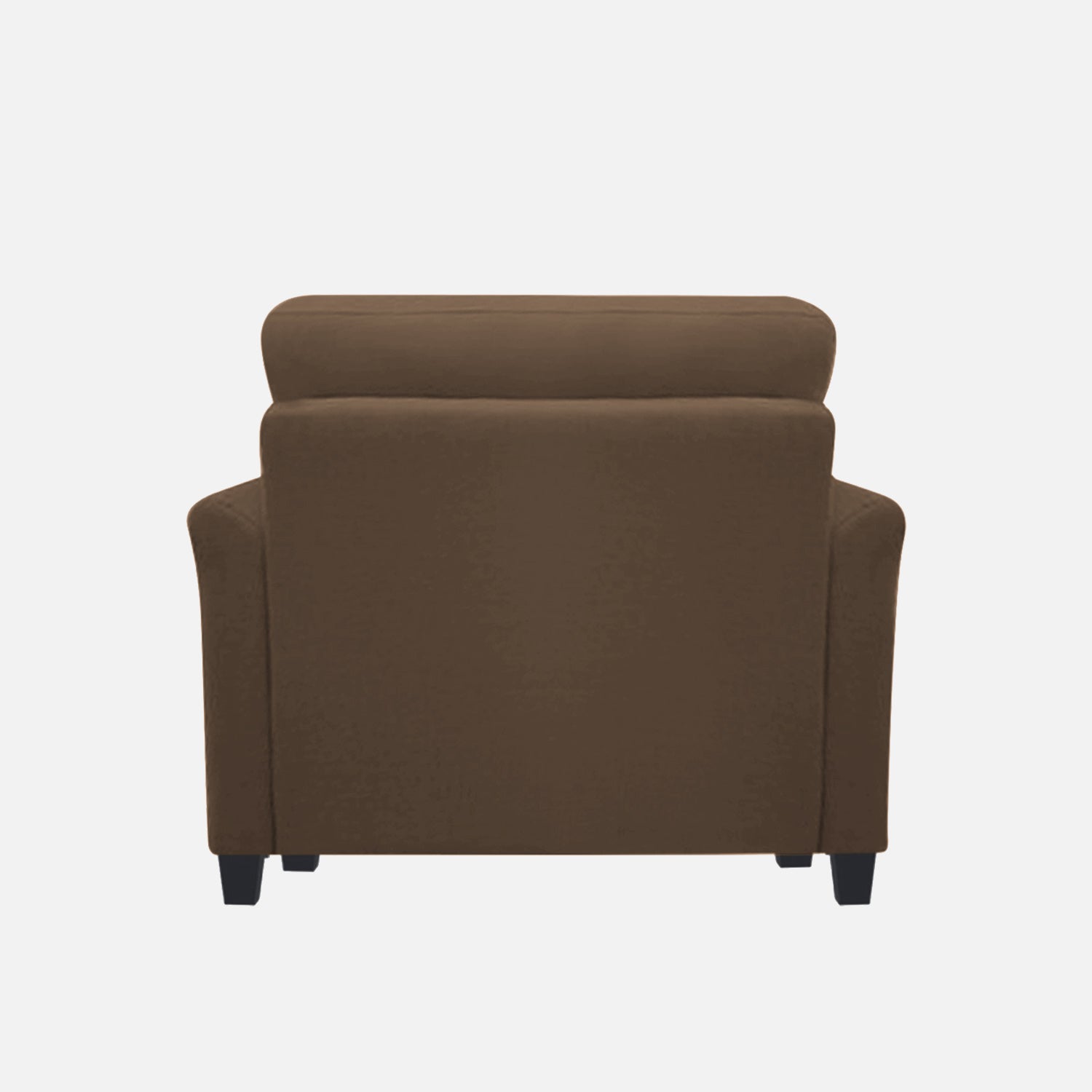 Daroo Velvet 1 Seater Sofa In Mocha Mouse Colour