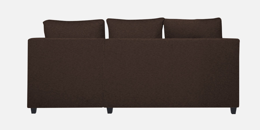 Nebula Fabric Lhs Sectional Sofa 2 Lounger In Coffee Brown Colour - Febonic Living
