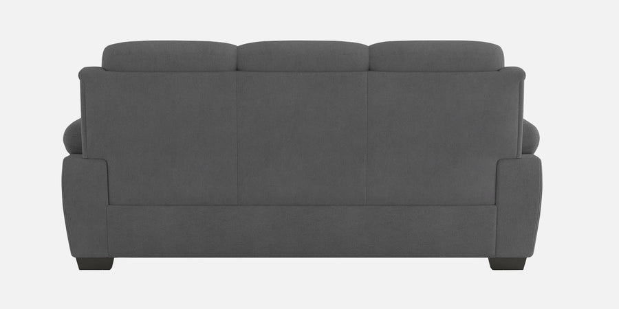 Cantaberry Velvet 3 Seater Sofa In Davy Grey Colour - Febonic Living