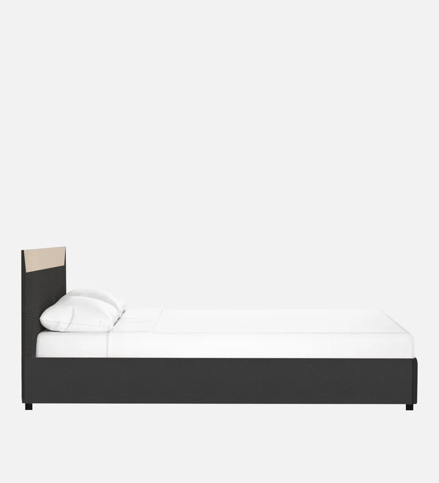 Alina Leatherette King Size Bed In Grey Colour - Febonic Living