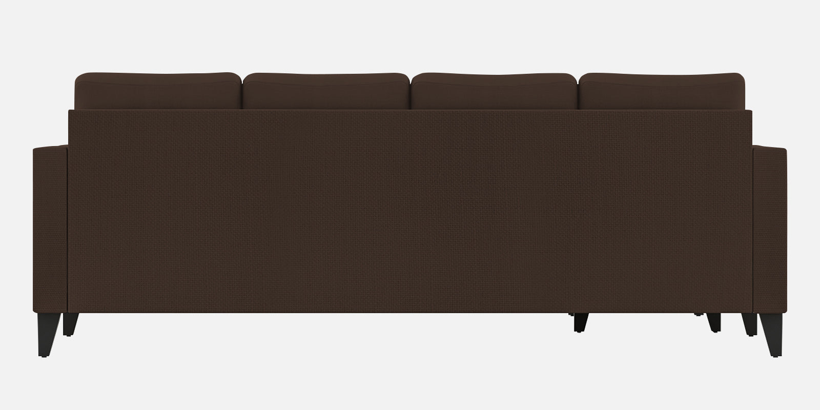 Nori Fabric RHS Sectional Sofa (3 + Lounger) In Cidar Brown Colour