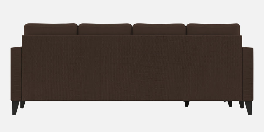 Nori Fabric Rhs Sectional Sofa 3 Lounger In Cidar Brown Colour - Febonic Living