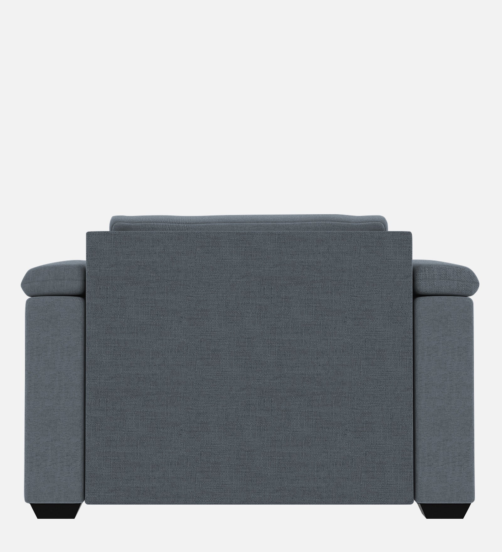 Andry Fabric 1 Seater Sofa in Indigo Blue Colour