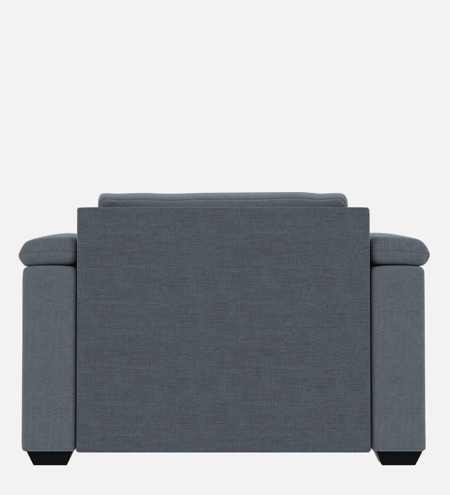 Andres Fabric 1 Seater Sofa In Indigo Blue Colour - Febonic Living