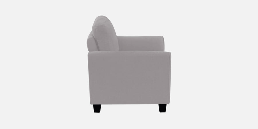 Daroo Velvet 3 Seater Sofa In Concrete Grey Colour - Febonic Living