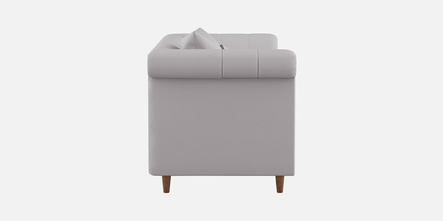 Rubi Velvet 3 Seater Sofa In Concrete Grey Colour - Febonic Living