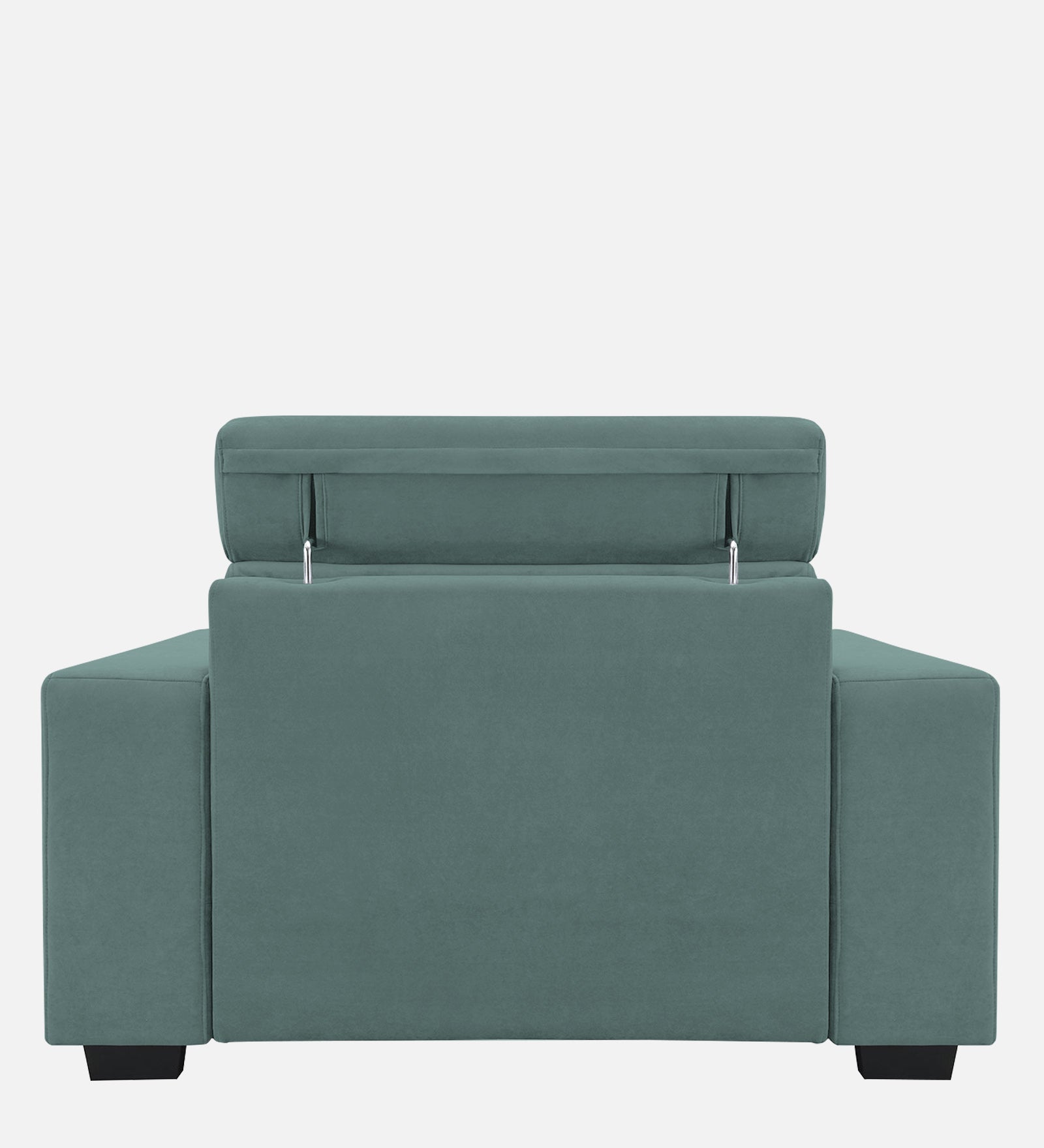 Hiro Fabric 1 Seater Sofa In  Pista Green Colour - Febonic Living