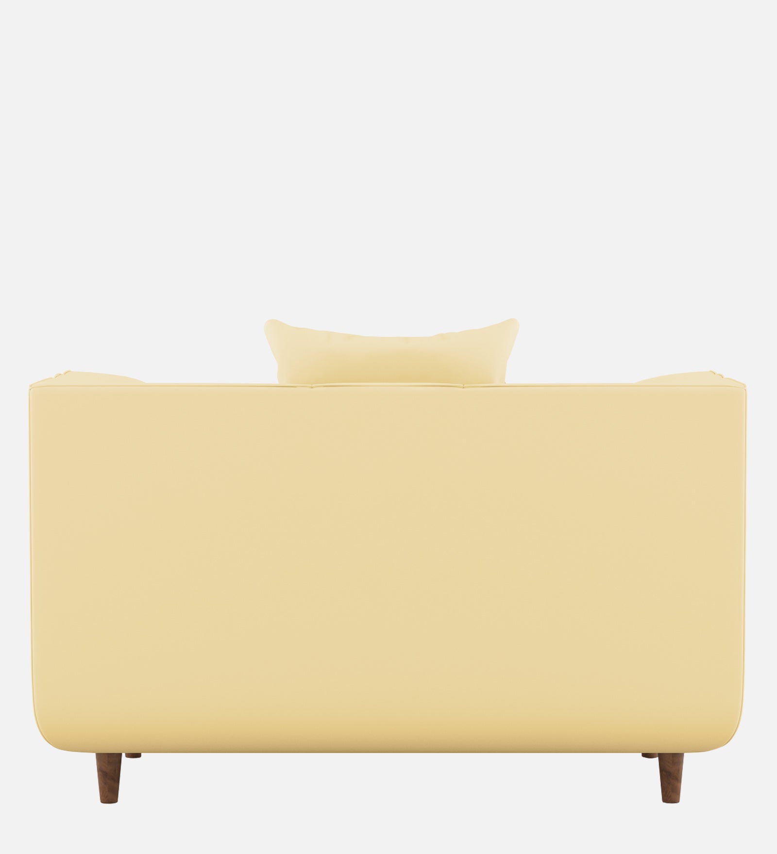 Sumo Velvet 1 Seater Sofa in Sandy Beige Colour