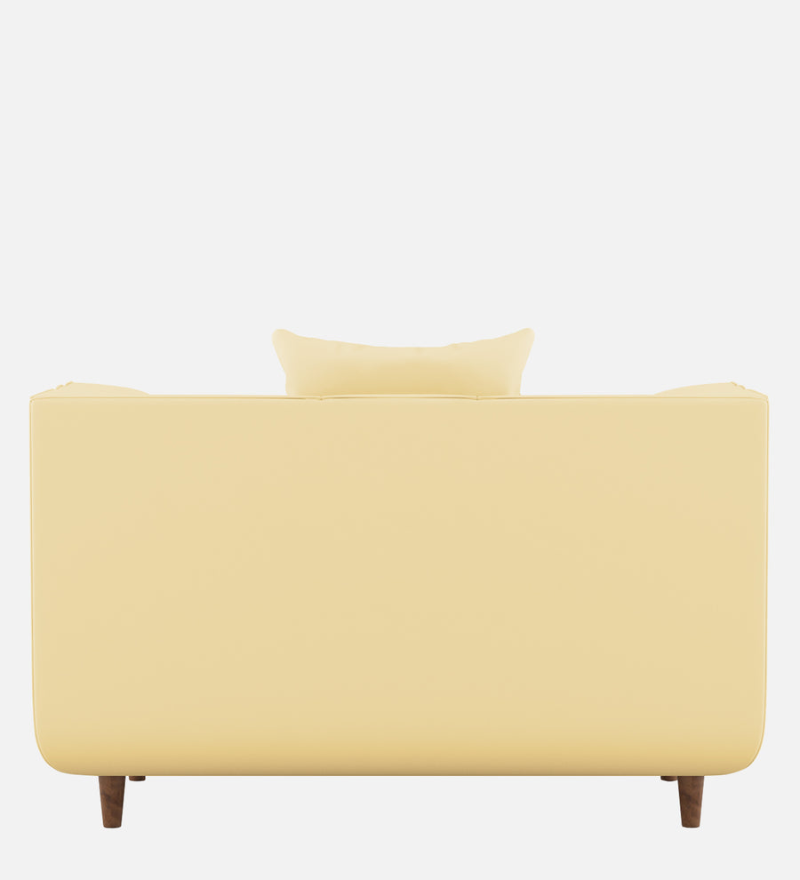 Sumo Velvet 1 Seater Sofa In Sandy Beige Colour - Febonic Living