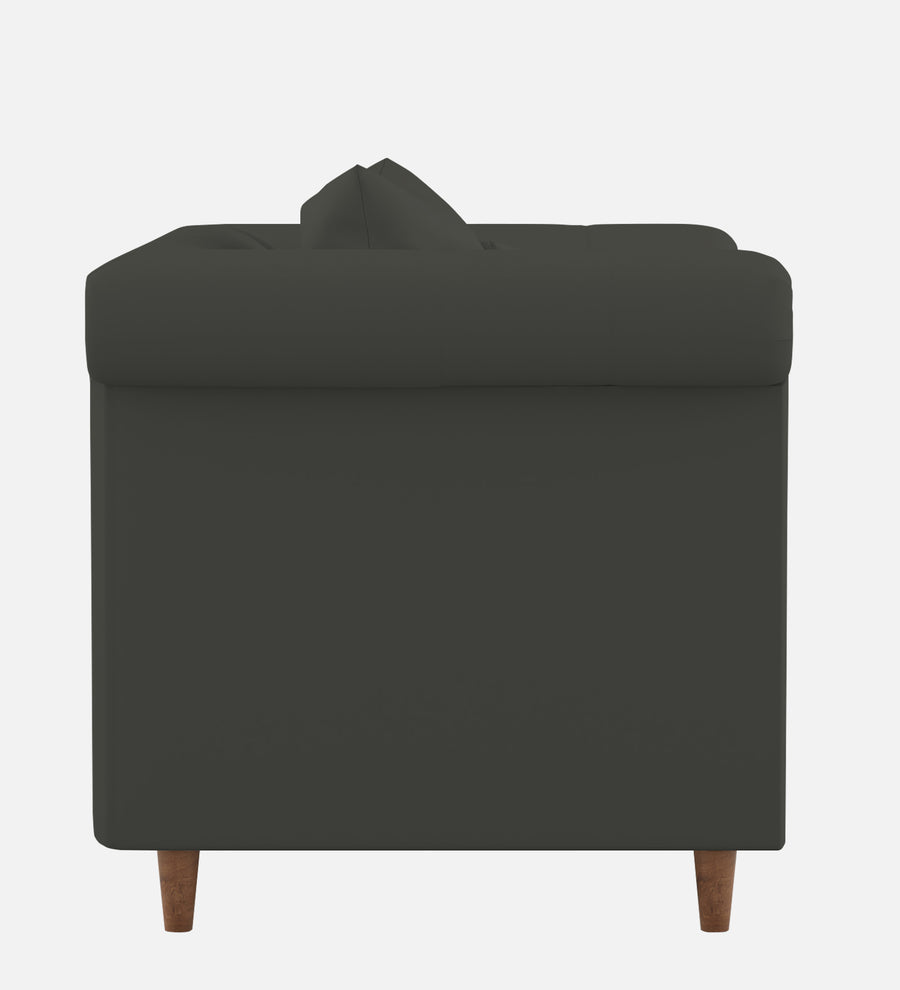 Rubi Velvet 1 Seater Sofa In Hory Grey Colour - Febonic Living