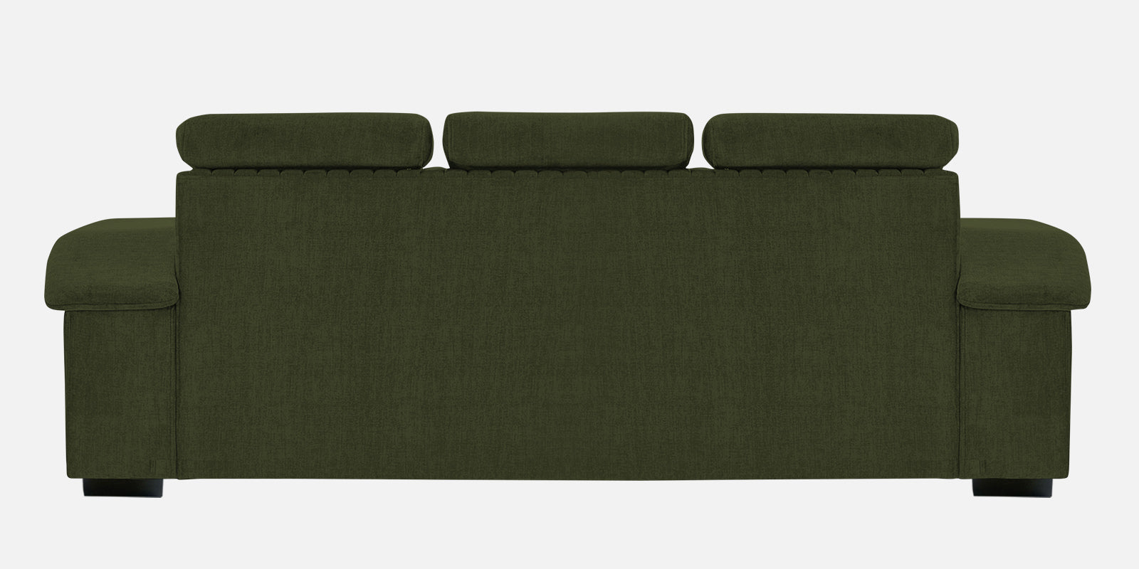 Draco Fabric 3 Seater Sofa In Olive Green Colour - Febonic Living