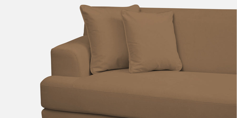 Woody Fabric Rhs Sectional Sofa 3 Lounger In Dusty Peach Colour - Febonic Living