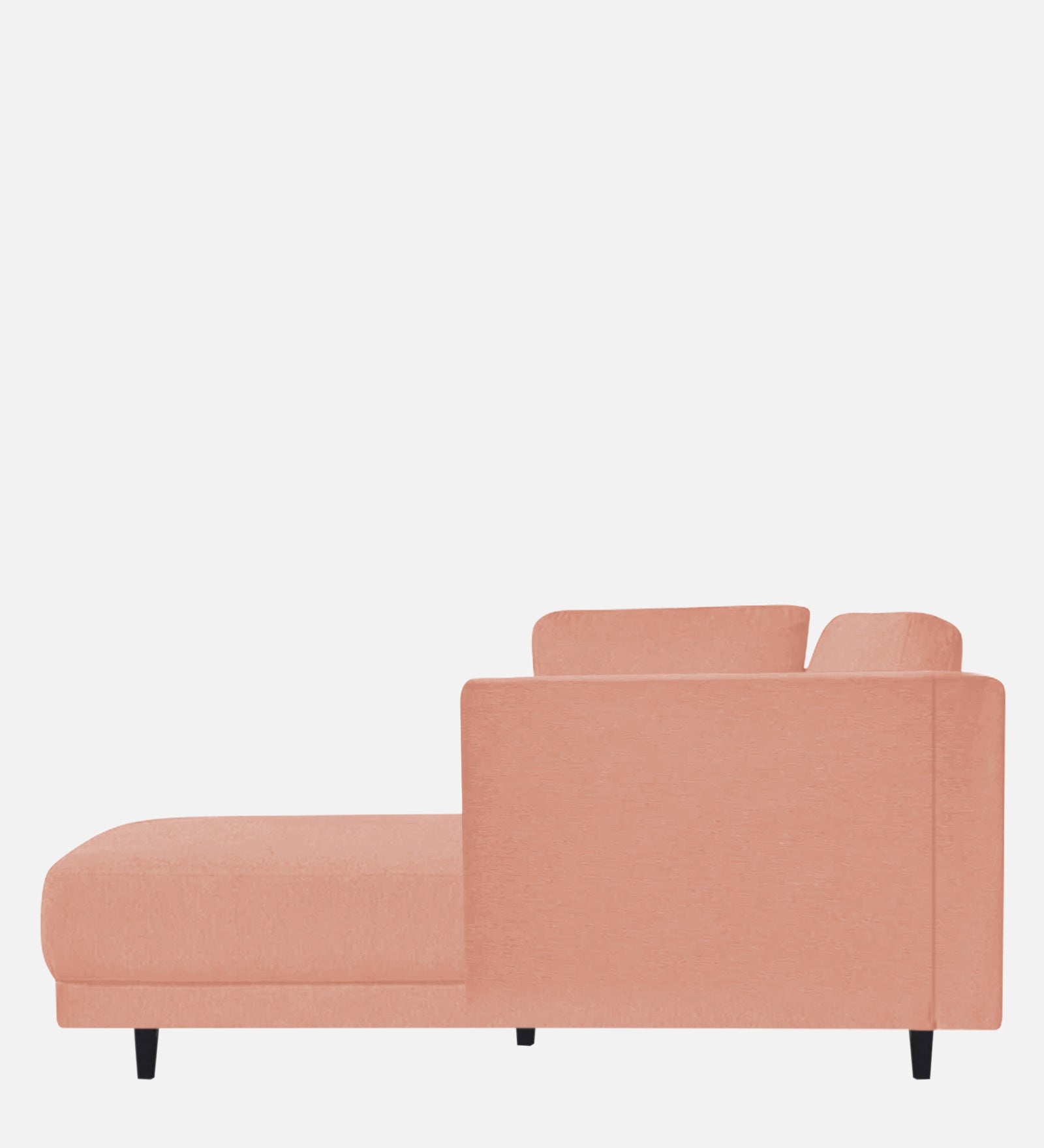 Jonze Velvet RHS Chaise Lounger in Blush Pink Colour