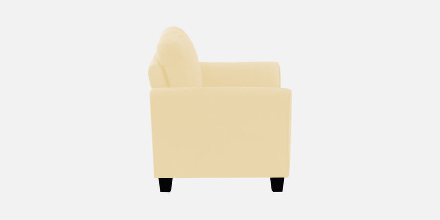 Daroo Velvet 3 Seater Sofa In Sandy Beige Colour - Febonic Living