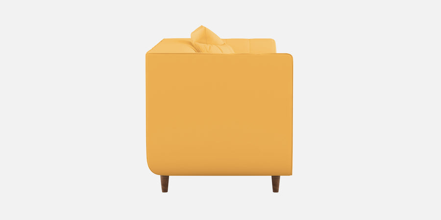 Sumo Velvet 3 Seater Sofa In Turmeric Yellow Colour - Febonic Living