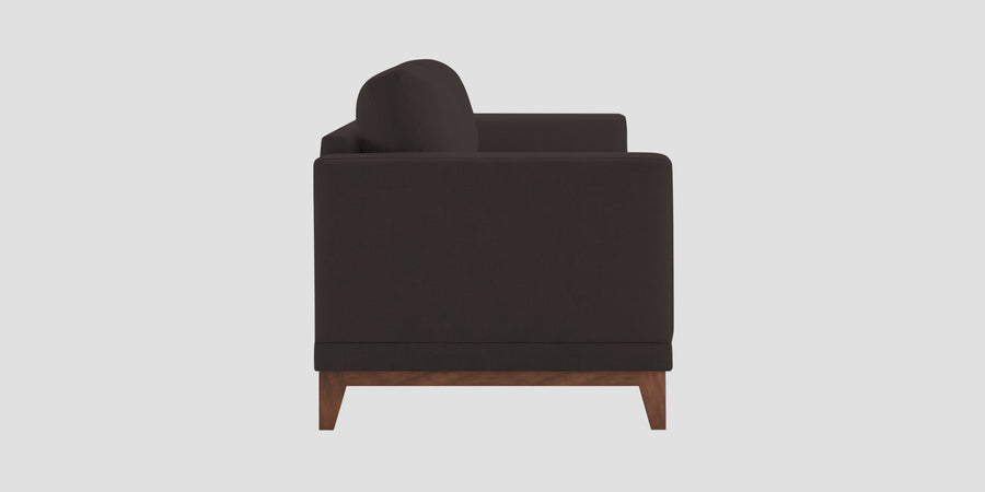Esha Fabric 3 Seater Sofa In Pebble Brown Colour - Febonic Living