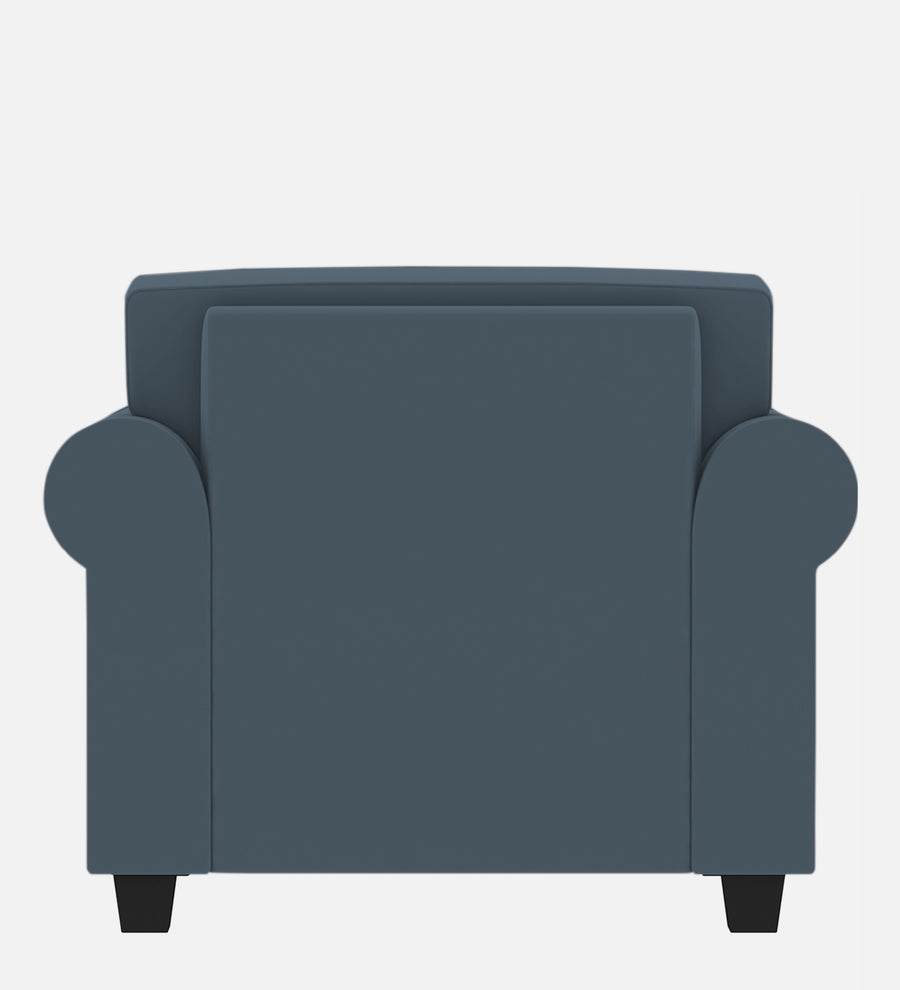 Numonk Velvet 1 Seater Sofa In Oxford Blue Colour - Febonic Living