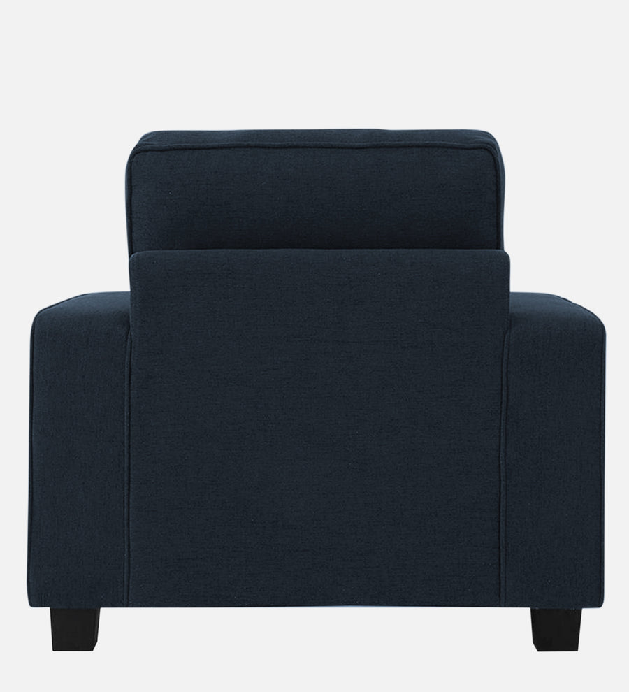 Ladybug Fabric 1 Seater Sofa In Denim Blue Colour - Febonic Living