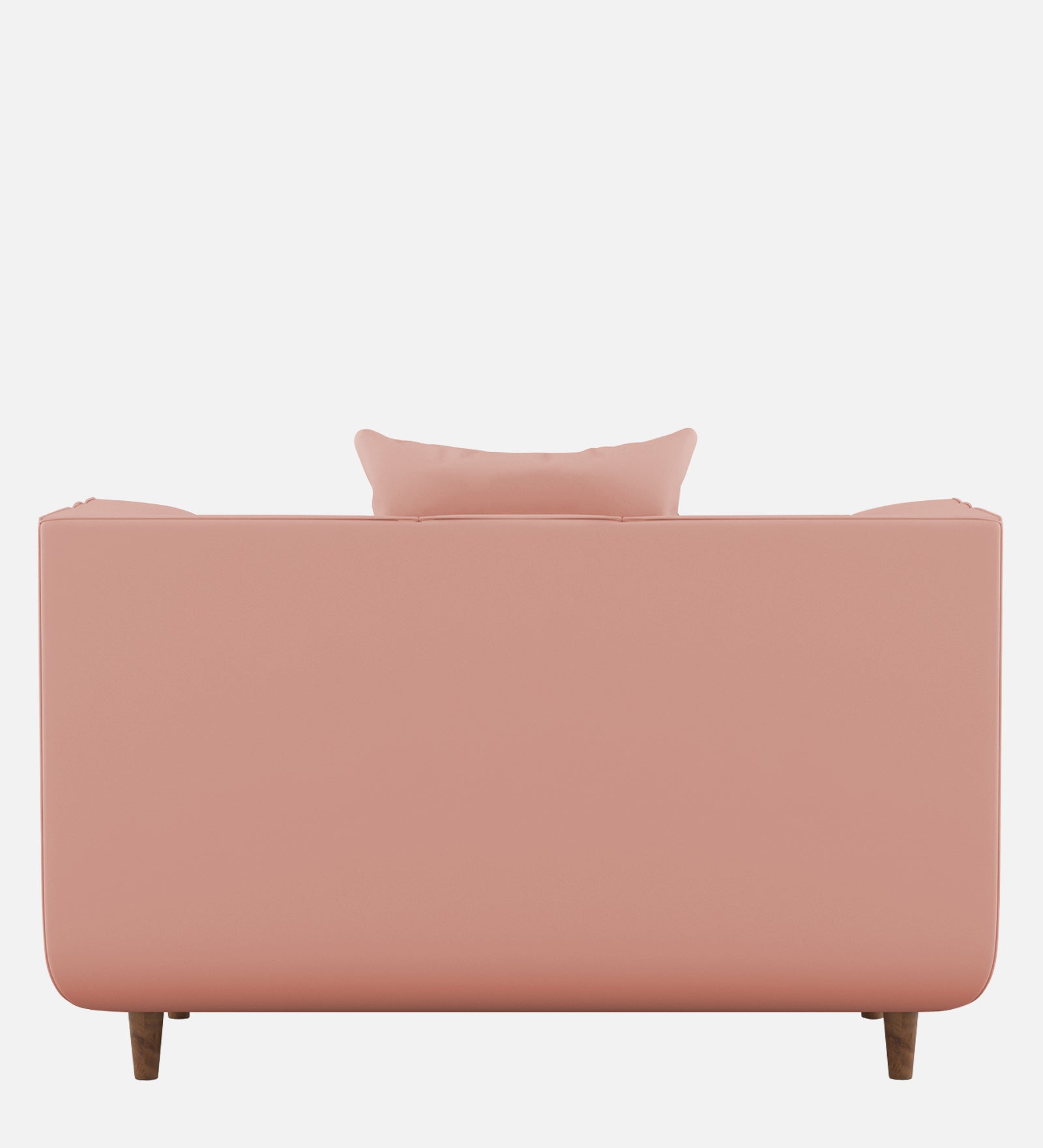 Sumo Velvet 1 Seater Sofa in Blush Pink Colour