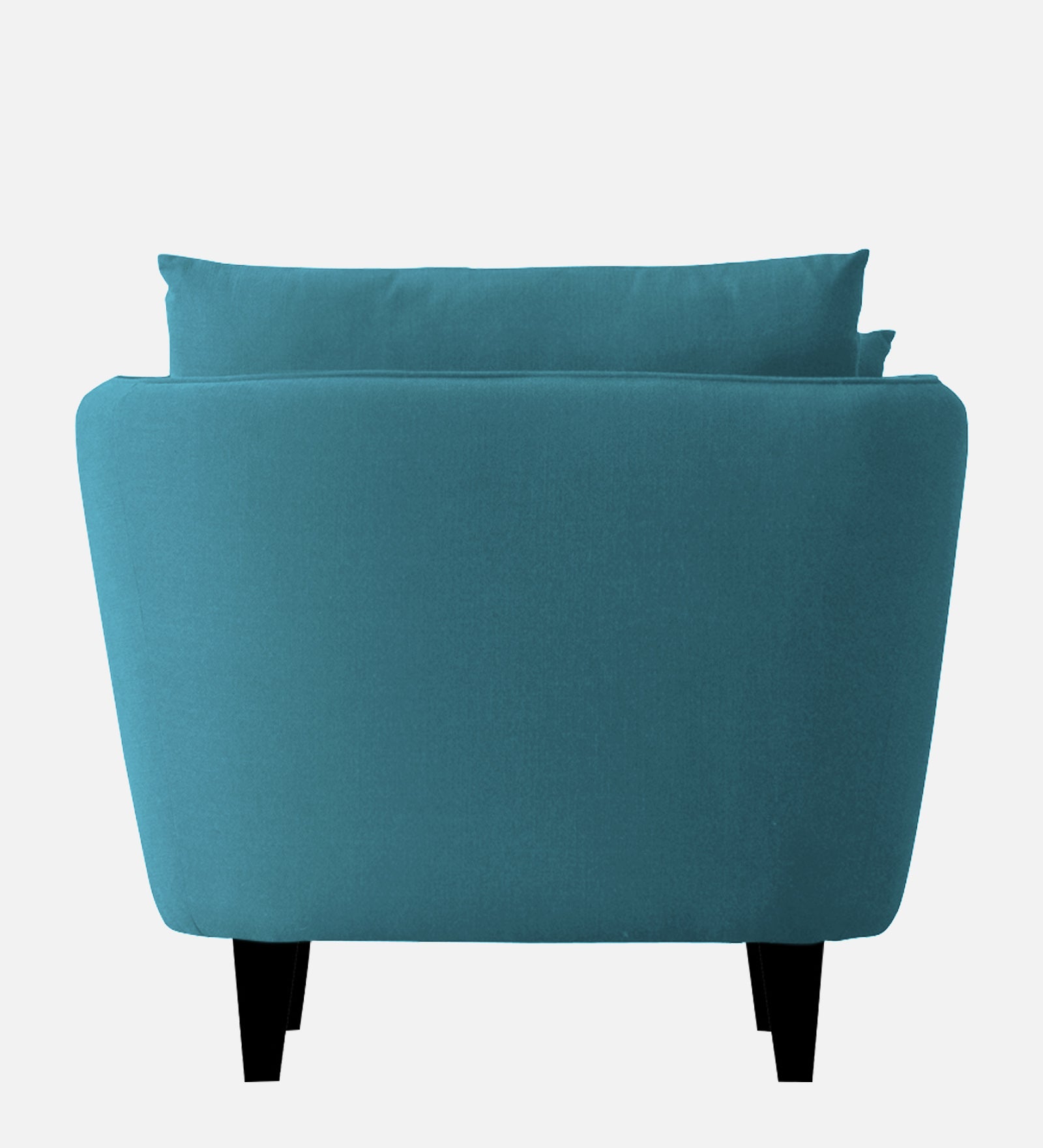 Norway Velvet 1 Seater Sofa In Aqua Blue Colour