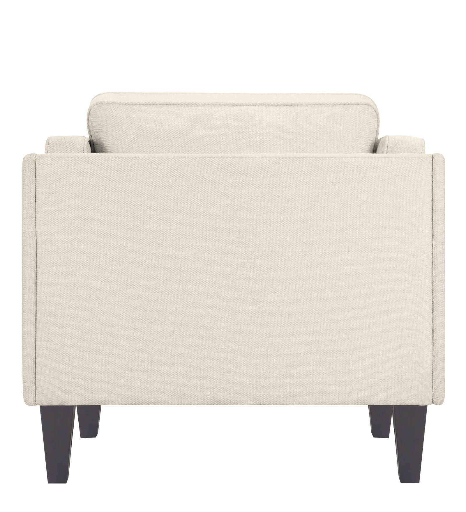 Siddy Fabric 1 Seater Sofa in Ivory Cream Colour