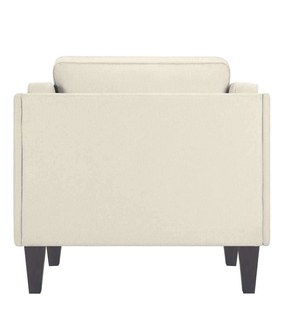 Siddy Fabric 1 Seater Sofa In Ivory Cream Colour - Febonic Living