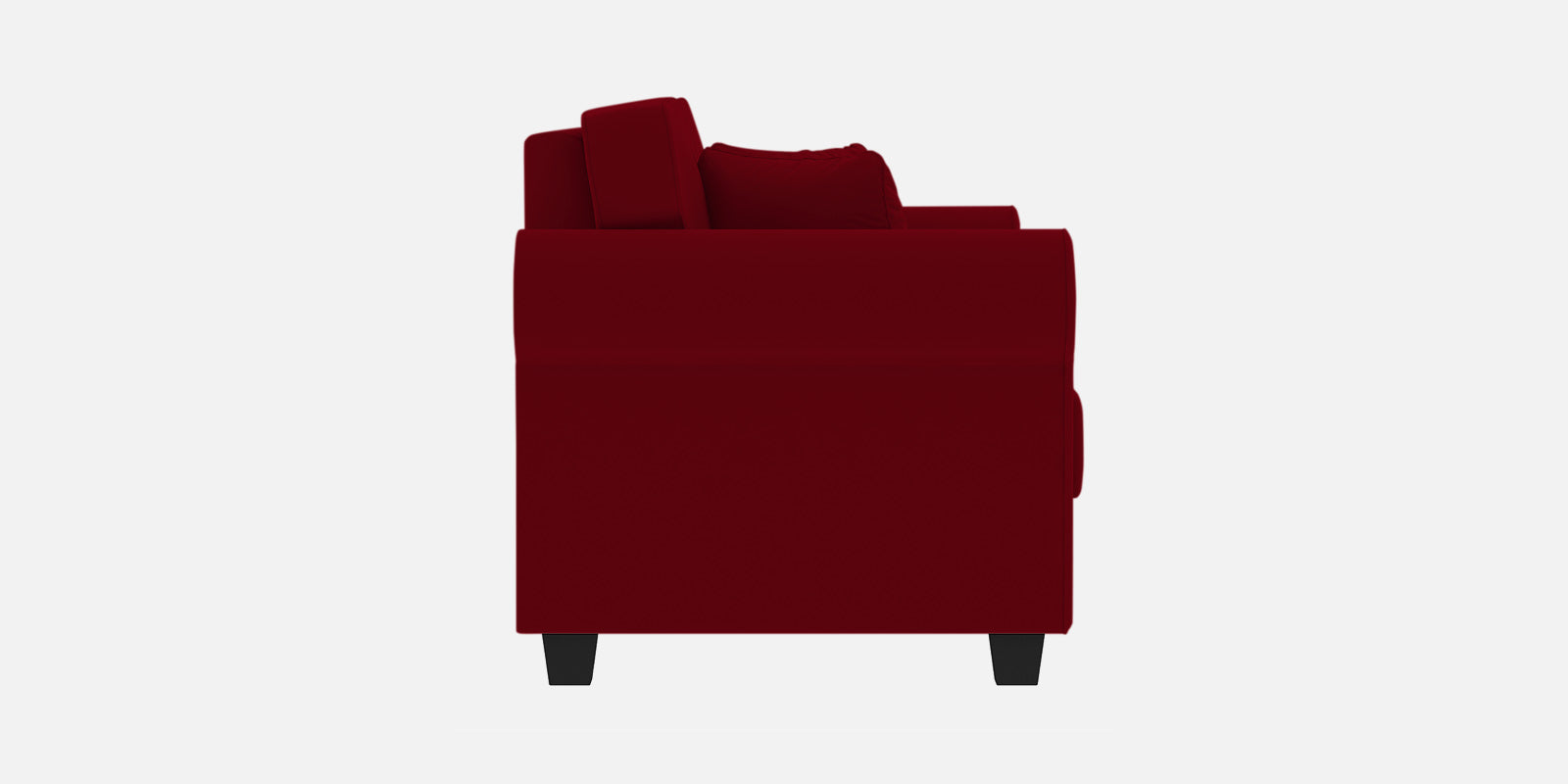 Numonk Velvet 2 Seater Sofa in Cherry Red Colour