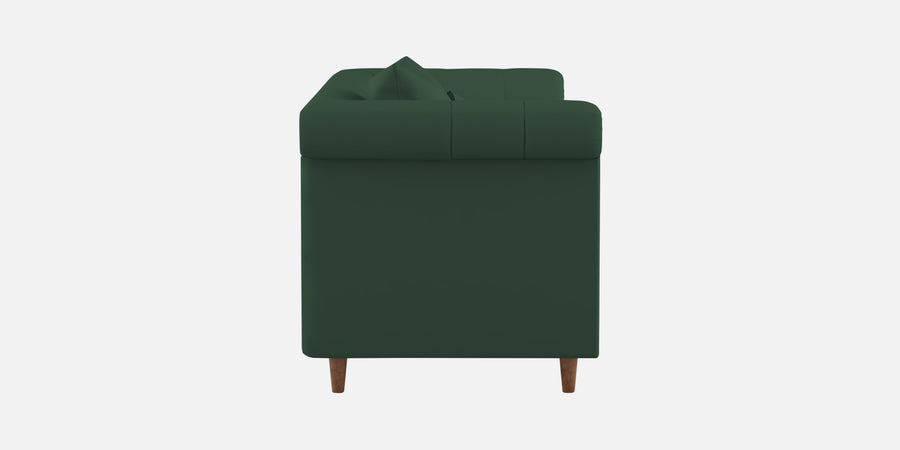 Rubi Velvet 3 Seater Sofa In Amazon Green Colour - Febonic Living
