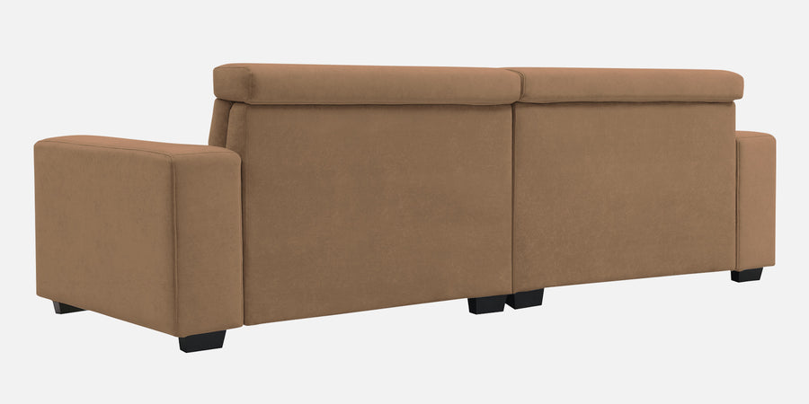 Hiro Fabric 3 Seater Sofa In Dusty Peach Colour - Febonic Living