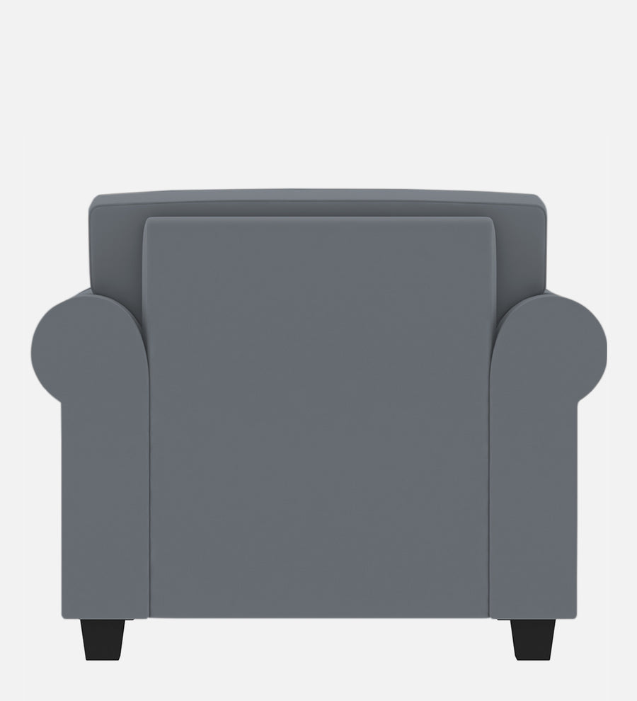 Numonk Velvet 1 Seater Sofa In Pubble Grey Colour - Febonic Living