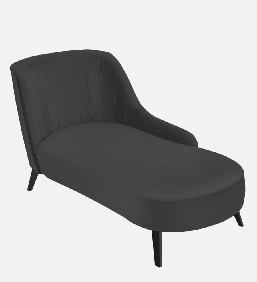 Flora Velvet Rhs Chaise Lounger In Davy Grey Colour - Febonic Living