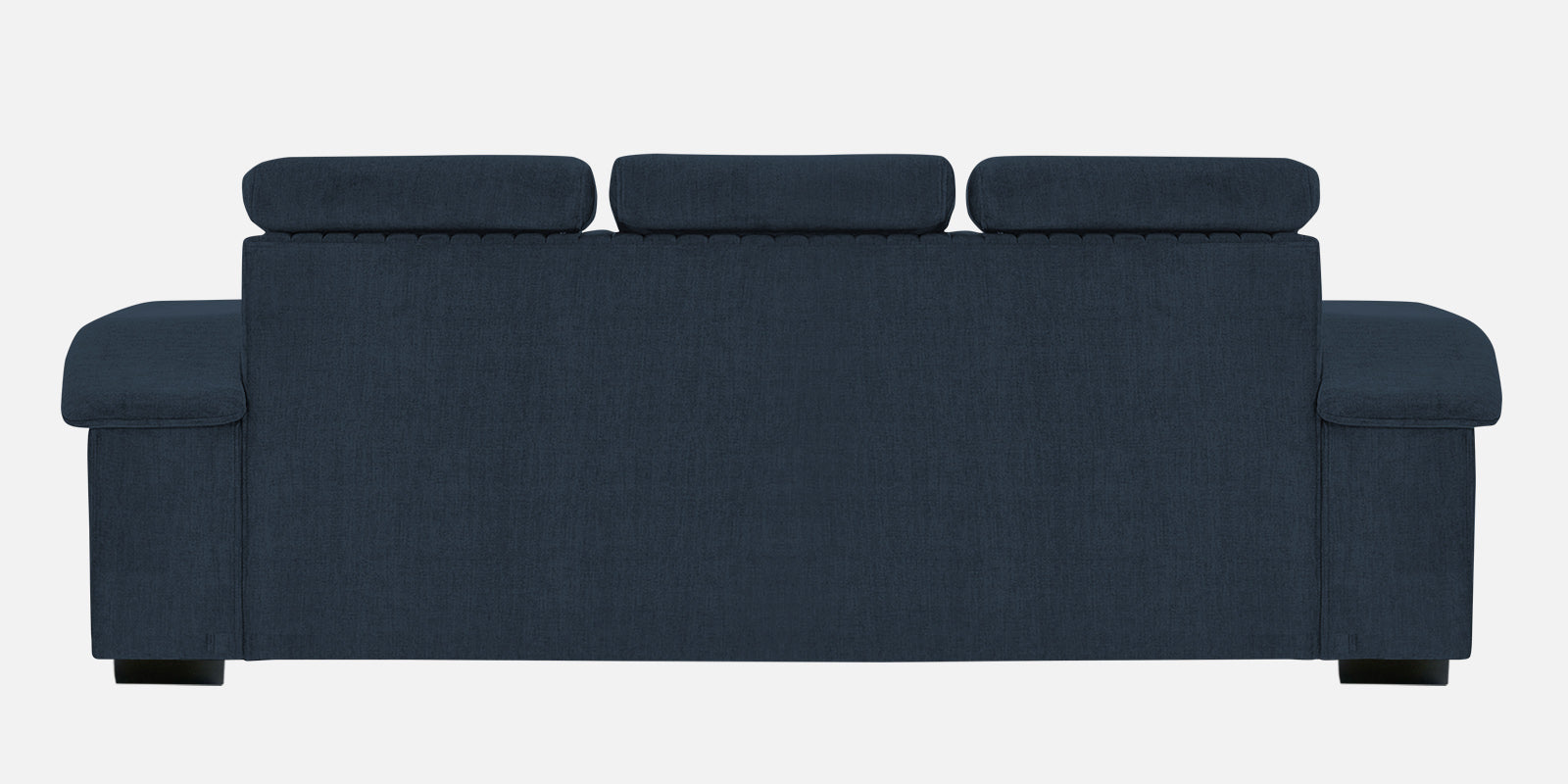 Draco Fabric 3 Seater Sofa In Denim Blue Colour - Febonic Living