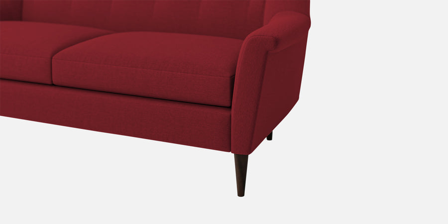Homer Fabric 3 Seater Sofa In Chilli Red Colour - Febonic Living